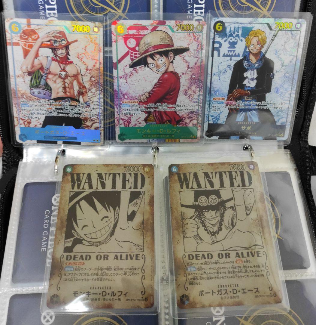 ワンピース カード SP SEC モンキー・D・ルフィ　エース サボ 5枚セット