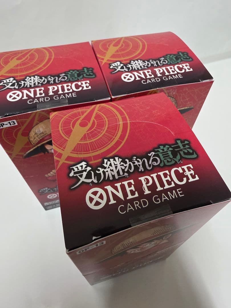 ワンピースカード 受け継がれる意志　3BOX テープ付き