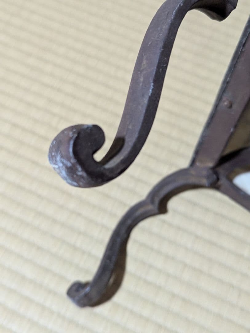 置行灯 フロアランプ 松梅 和風照明 古小物 古道具 アンティーク 骨董