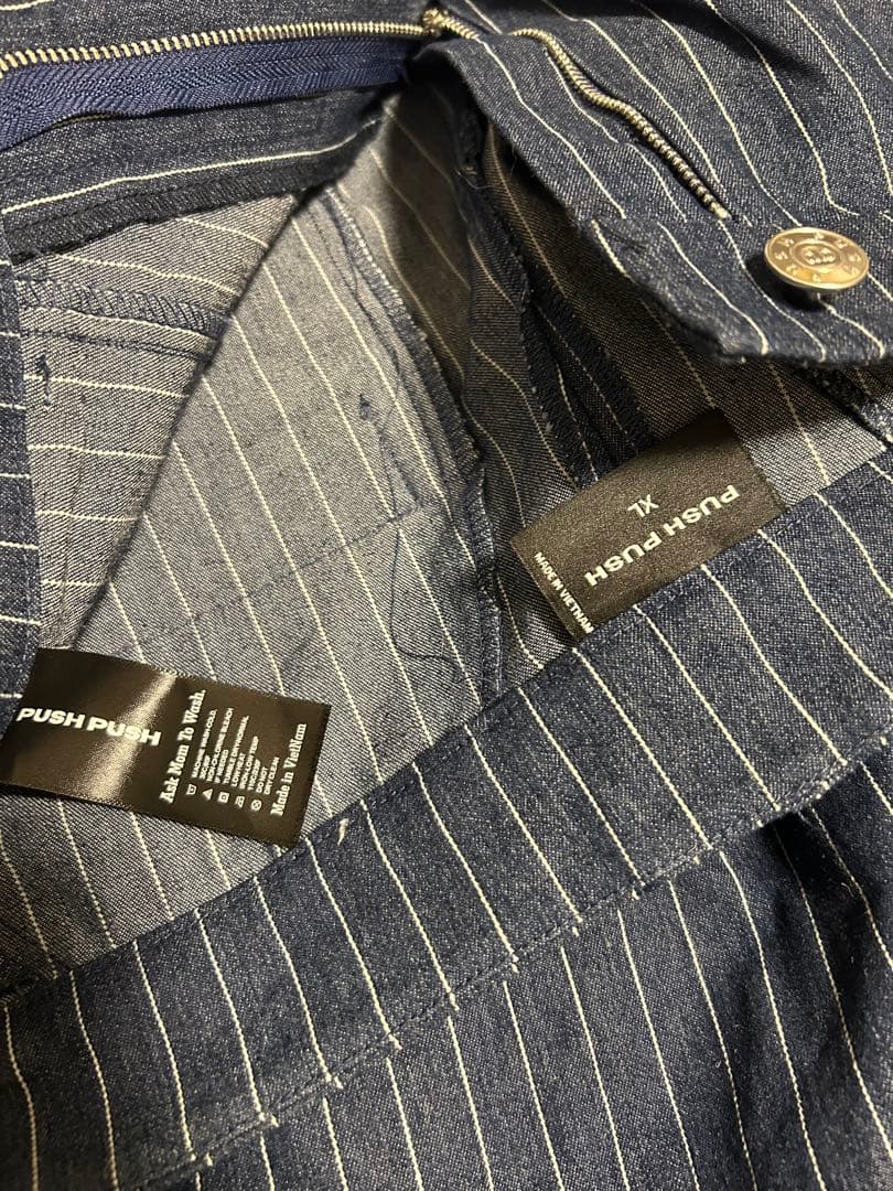 pushpushワイドストライプ