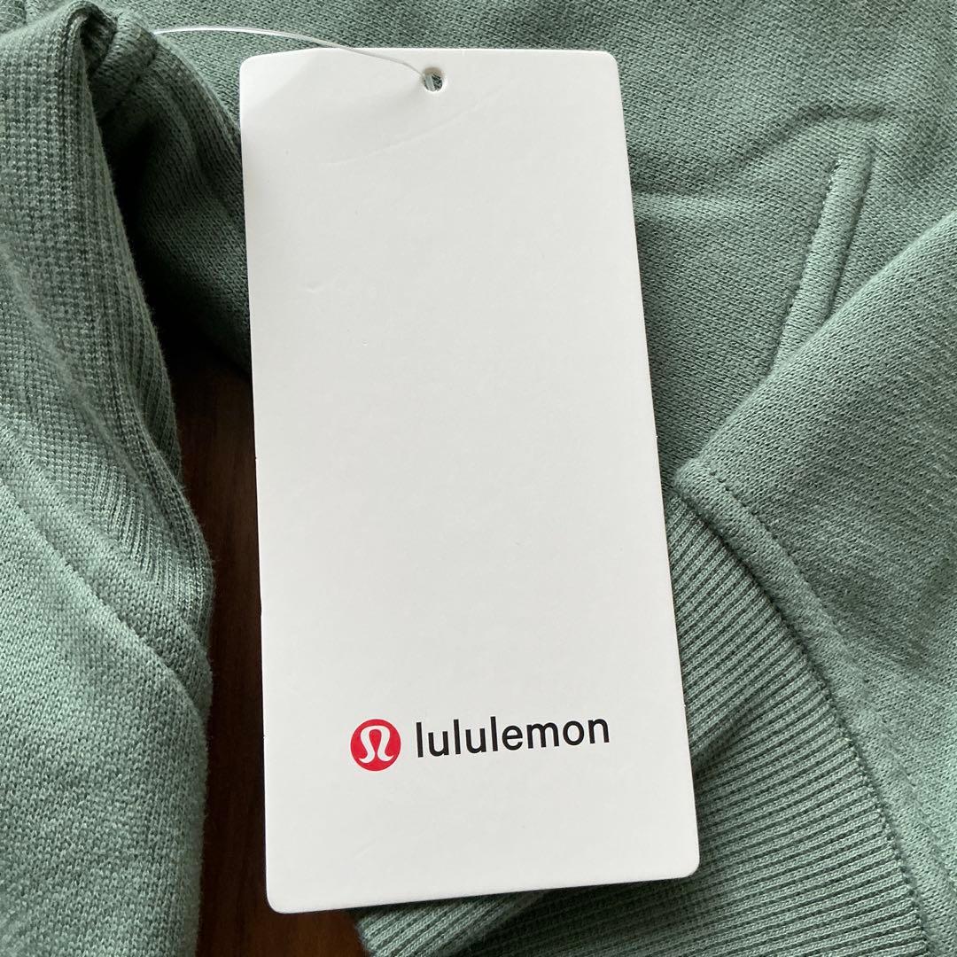 新品未使用！ルルレモンScuba オーバーサイズ フルジップフーディ　XS 緑