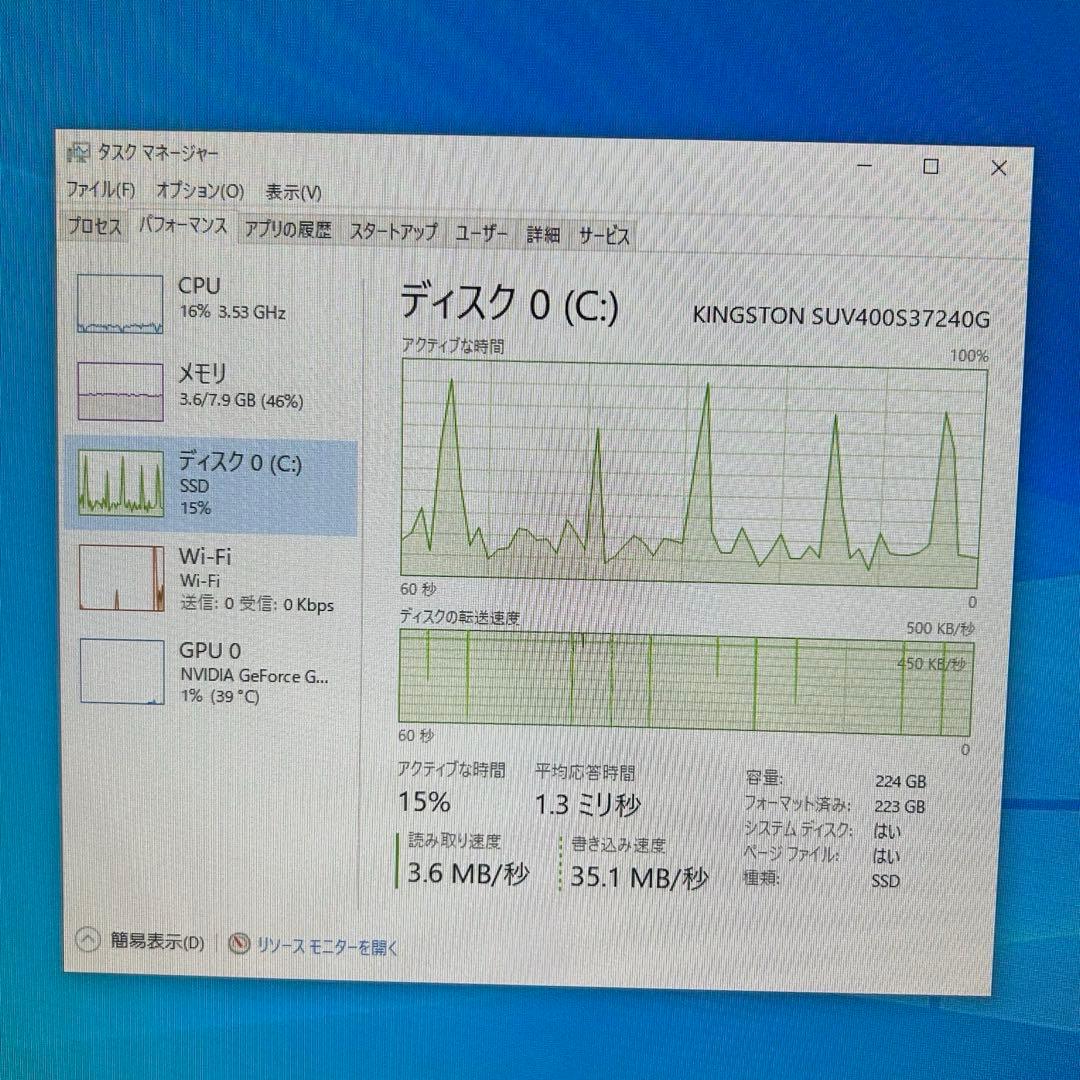 自作ゲーミングPC GTX1050 FPSゲームプレイ可