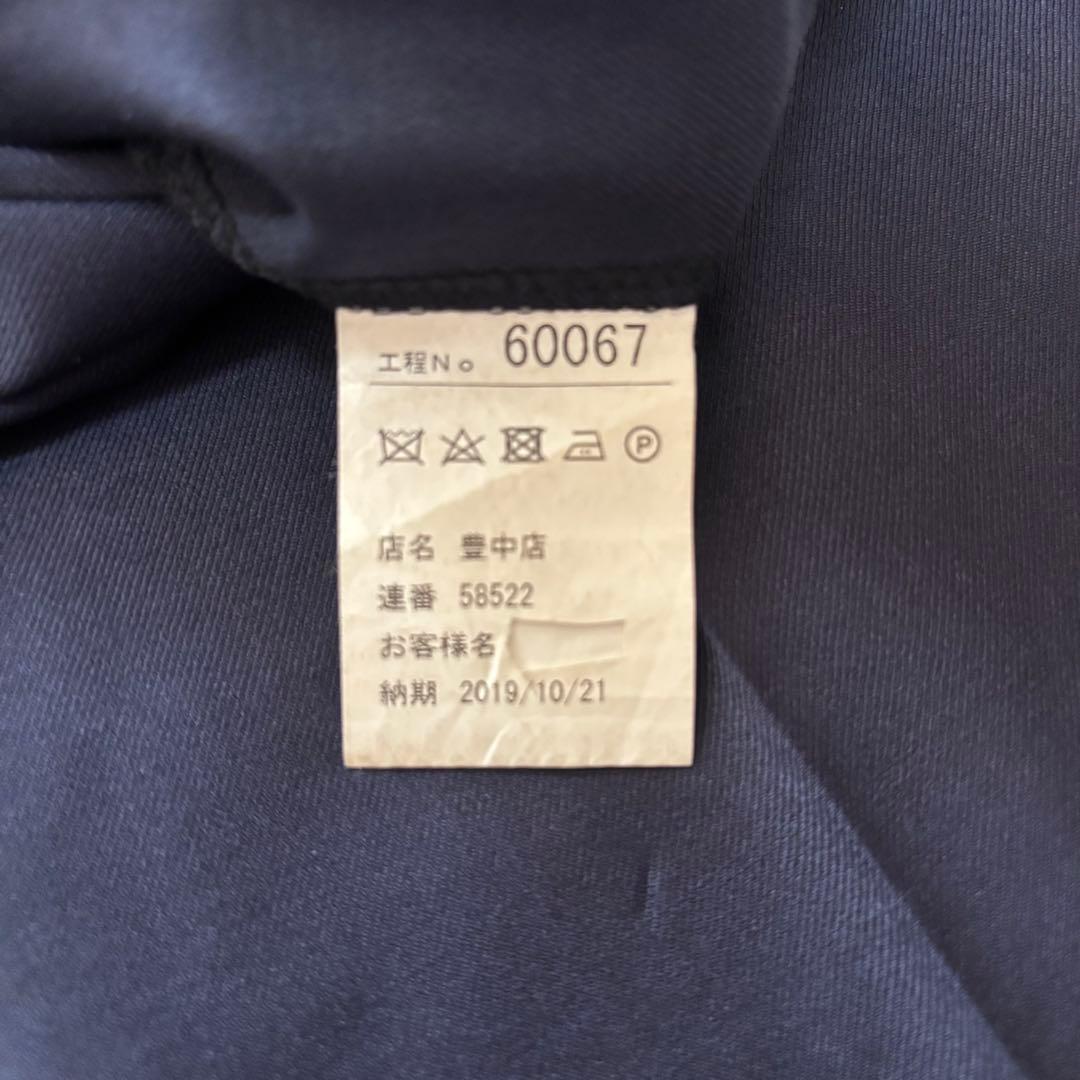 【高級】エルメネジルドゼニア スーツ スリーピース ネイビー M シェルボタン