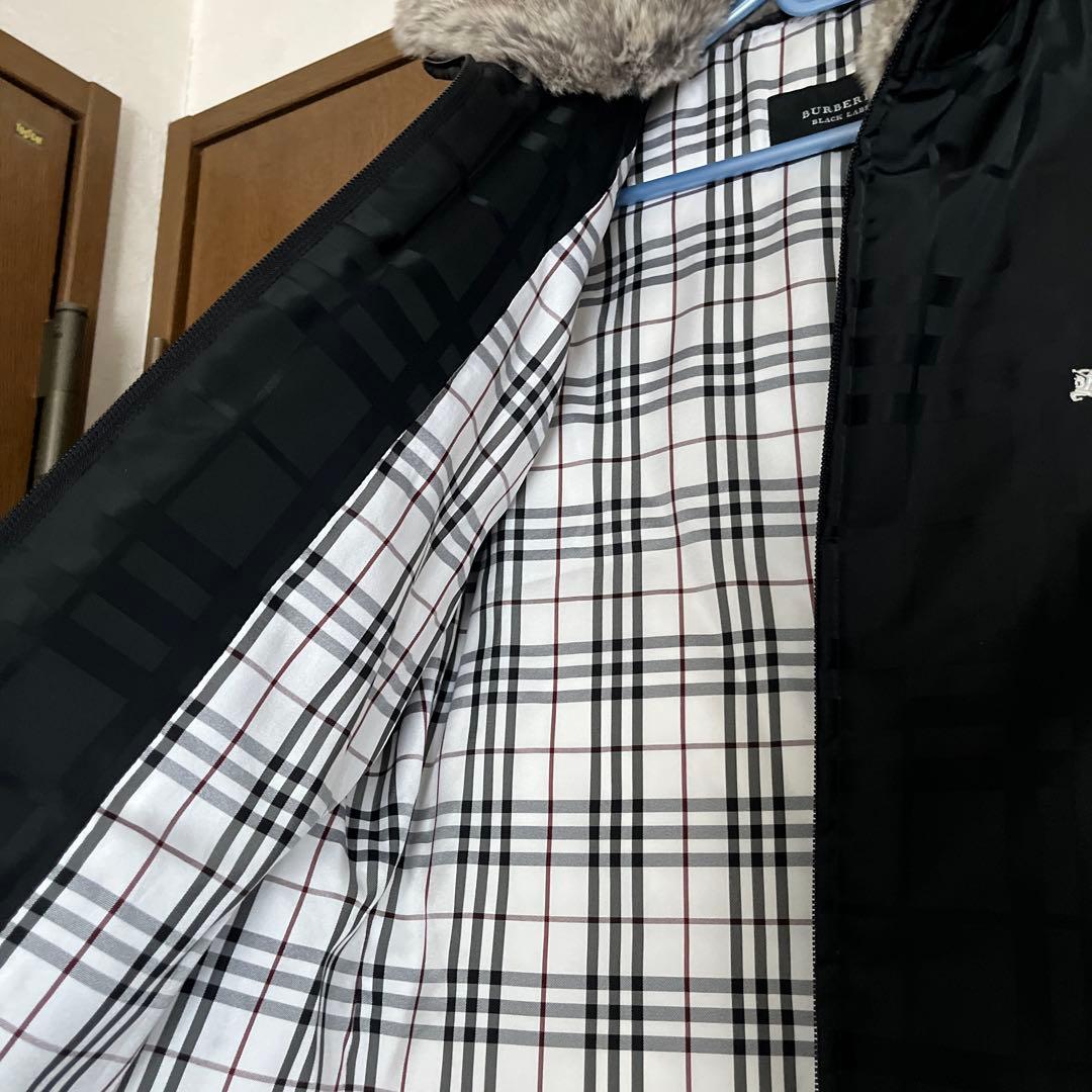 バーバリーシャドーチェック柄ダウン【極美品】