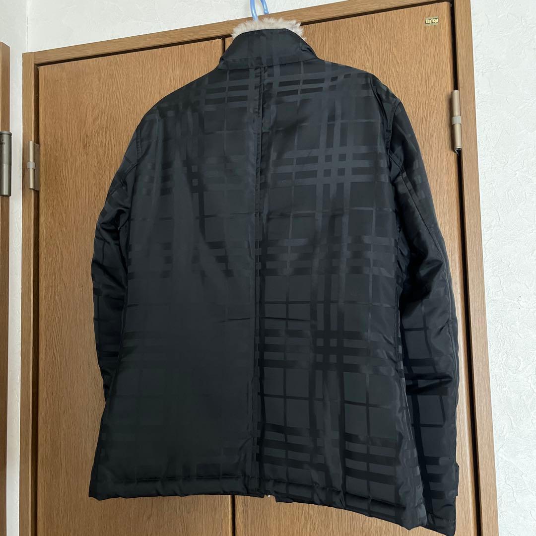 バーバリーシャドーチェック柄ダウン【極美品】