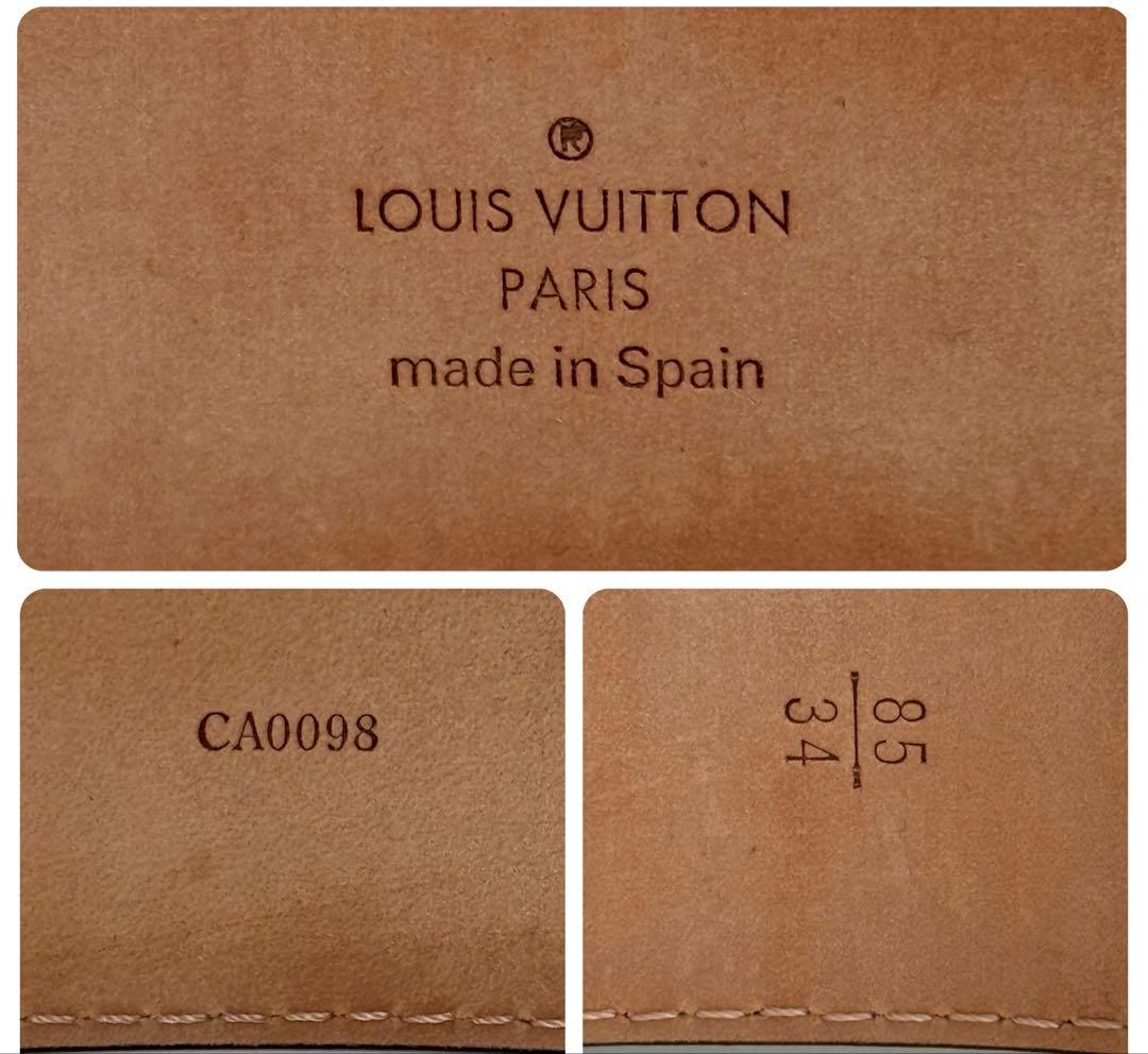 LOUIS VUITTON ルイヴィトンモノグラム M9671ベルト　85/34