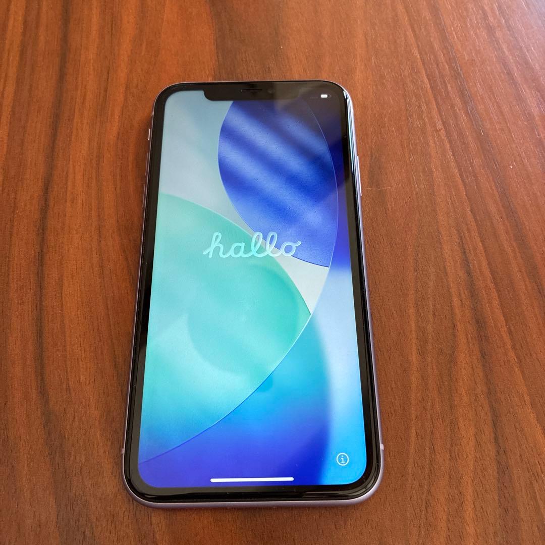 iPhone11 本体　パープル　64GB