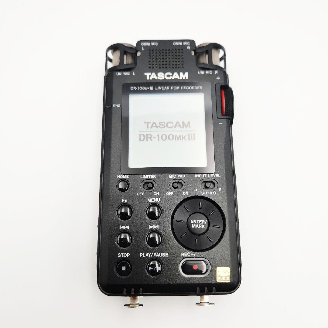 TASCAM DR-100MKIII PCMレコーダー ハイレゾ対応 廃盤品