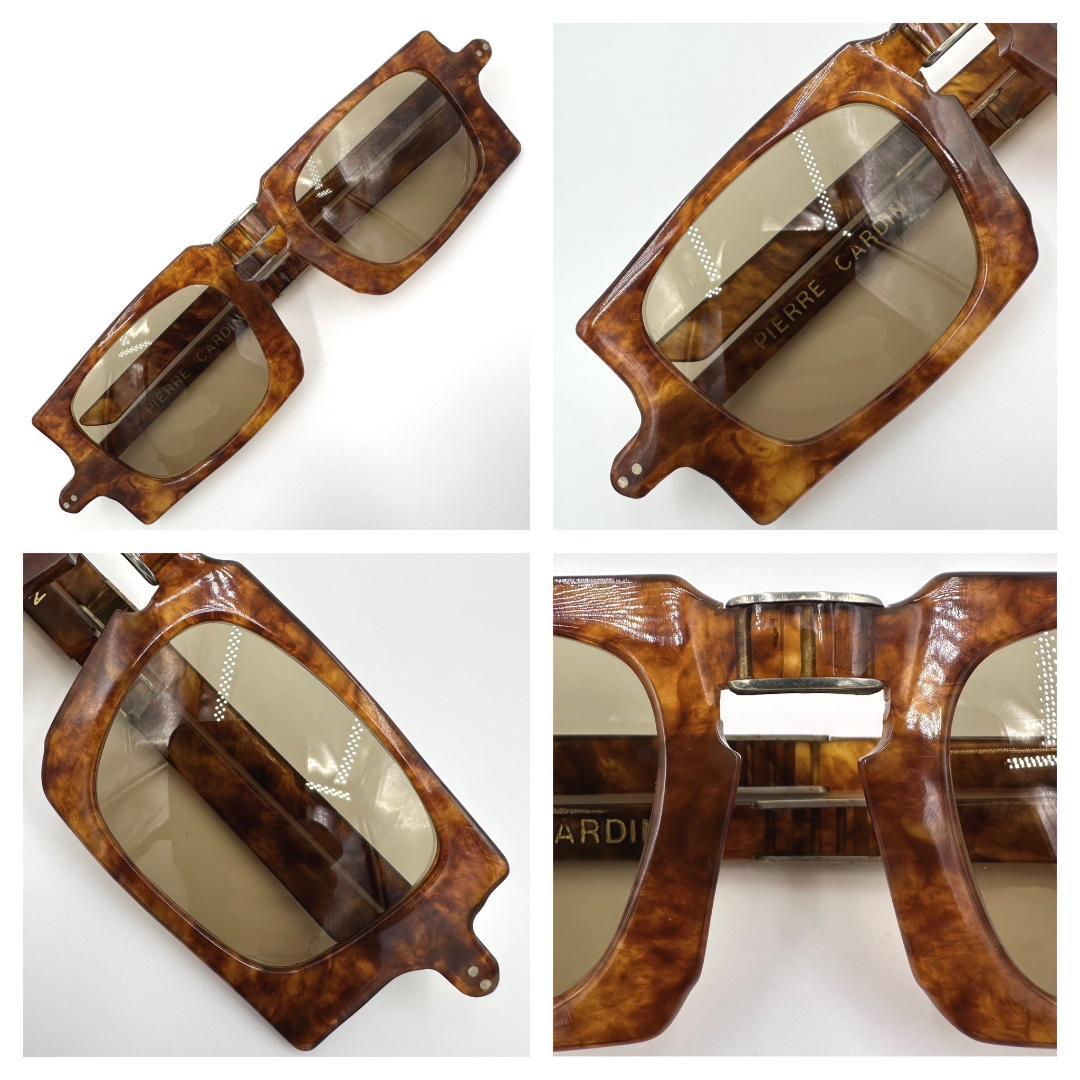 Pierre Cardin ピエールカルダン サングラス 度なし 折りたたみ式