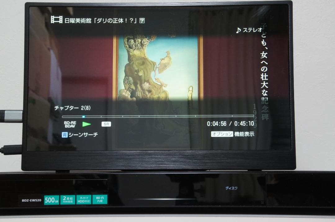 SONY BDZ-EW520 BDレコーダー 純正リモコン付 すぐ使えます