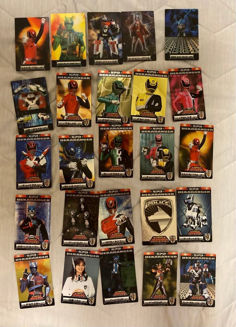 デカレンジャー　プリマハム　カード　25枚　まとめ売り