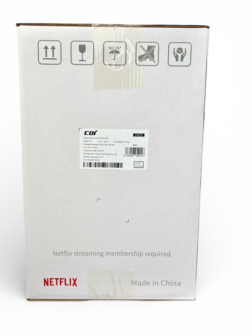 【新品未開封】　 COI LCDプロジェクター UNO5 Q1 ホワイト