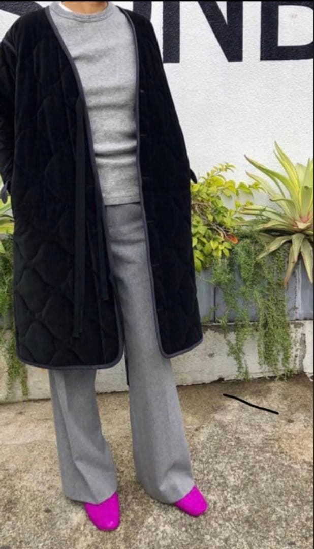 MADISONBLUE ウールワイドパンツ