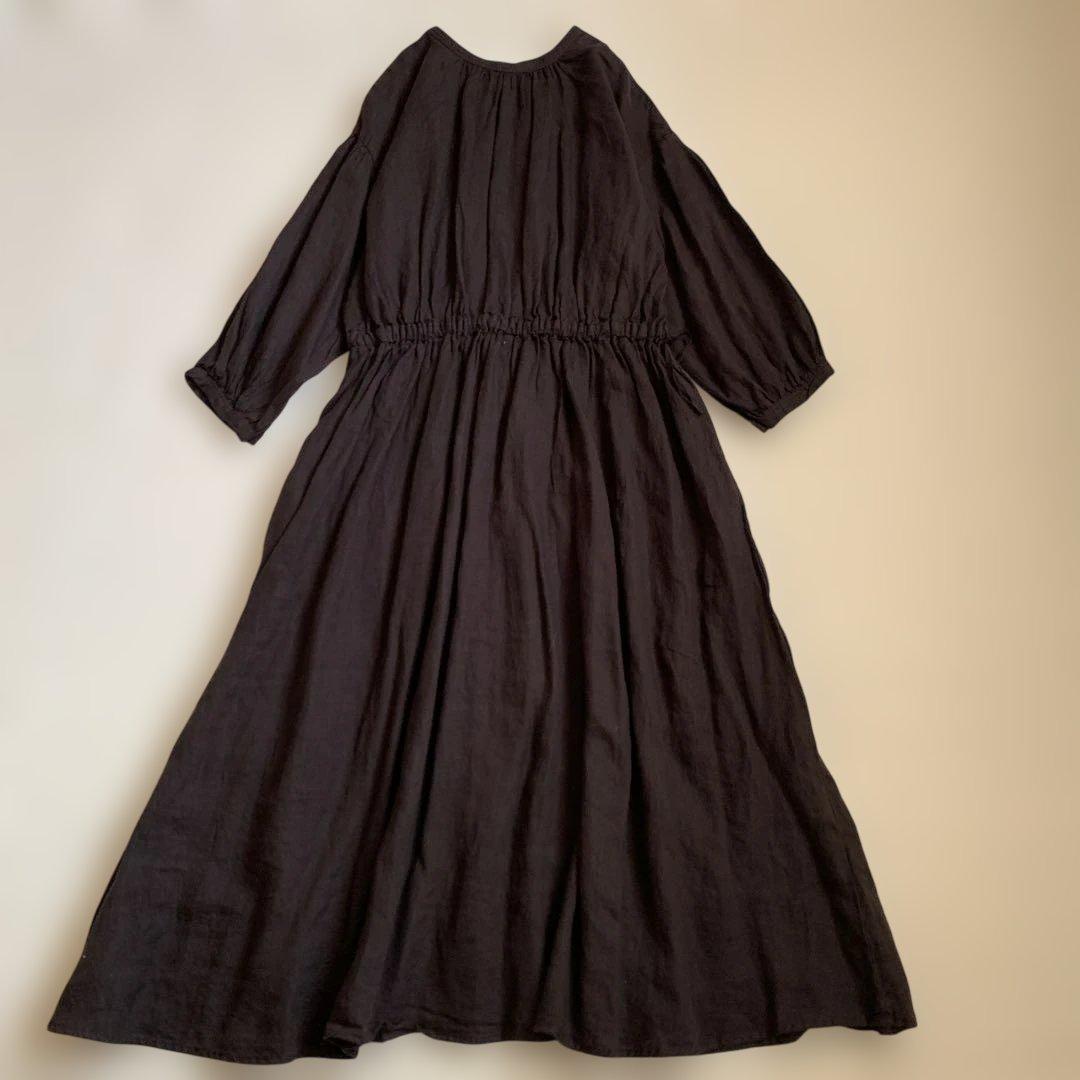 SALE‼️美品ネストローブnest robe✨ウエストギャザーワンピ　2way