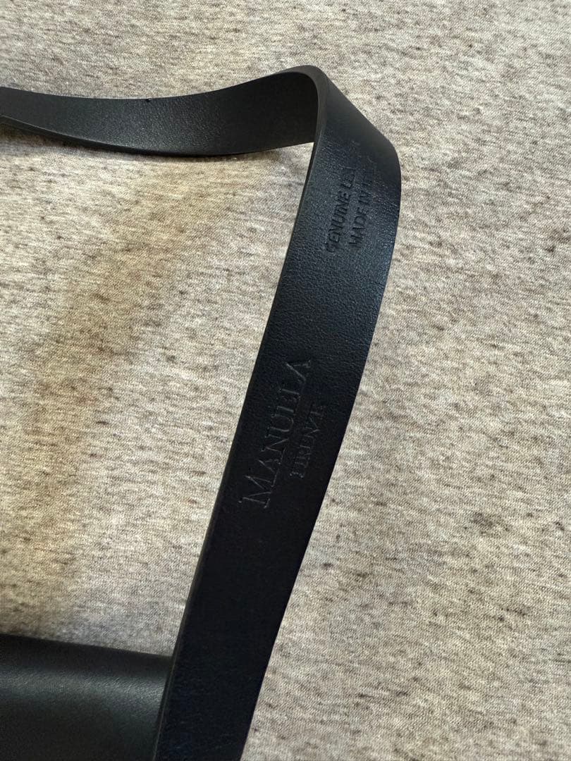 【未使用】MANUELA マヌエラ BELTバッグ　ブラック