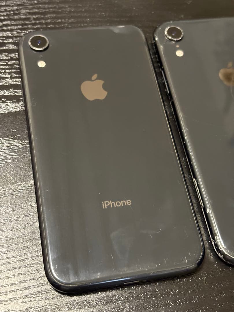 iPhone XR スマートフォン本体 ブラック　2台まとめ売り