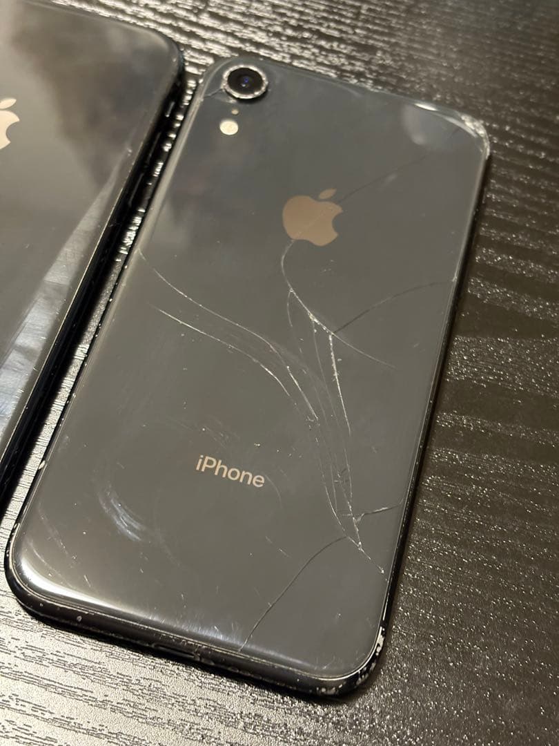 iPhone XR スマートフォン本体 ブラック　2台まとめ売り