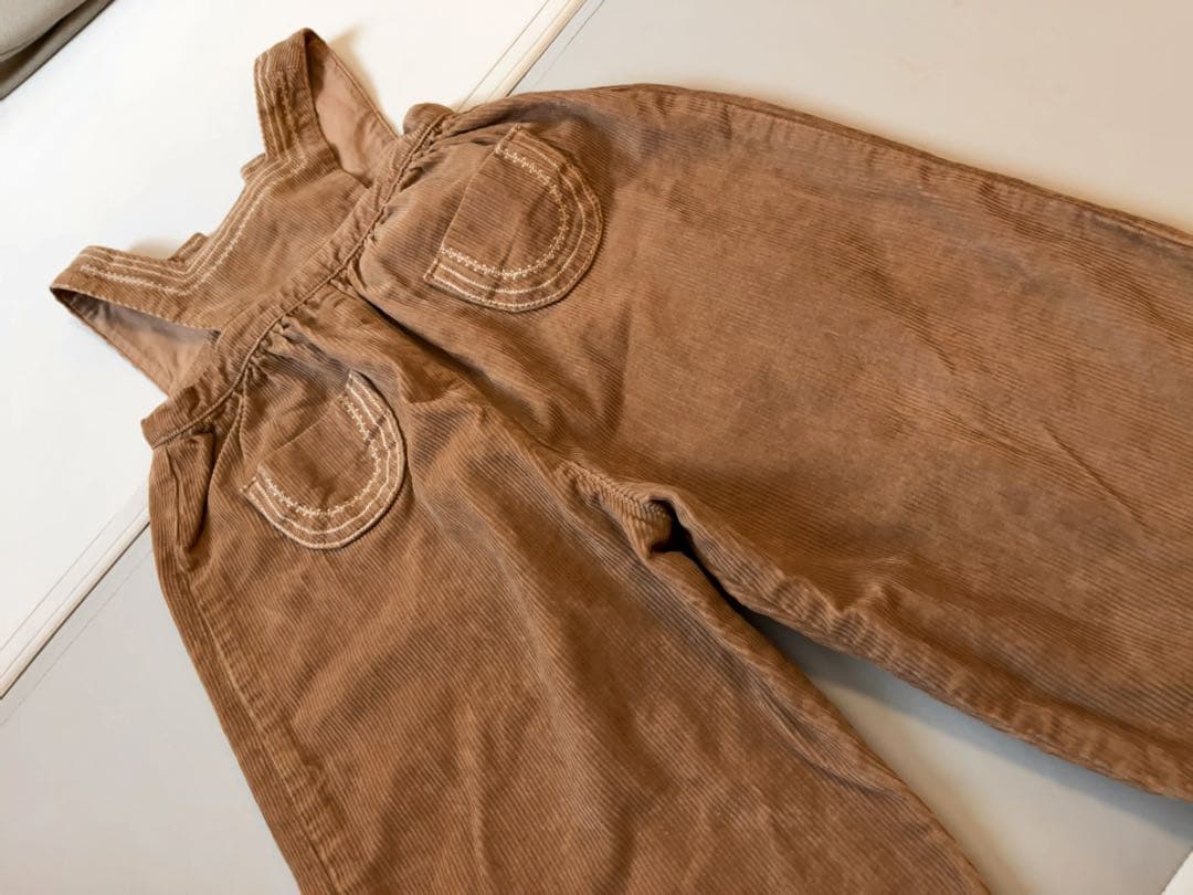 １月１０日までapolina アポリナ　サロペット　オーバーオール　2-3y