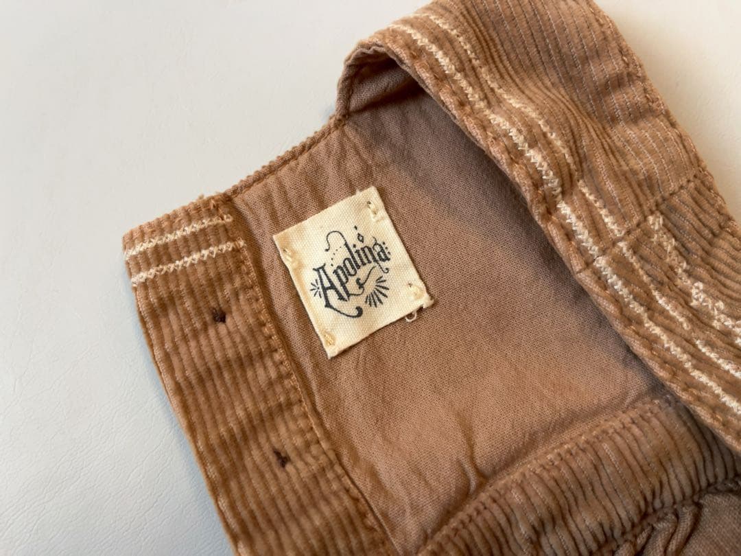 １月１０日までapolina アポリナ　サロペット　オーバーオール　2-3y