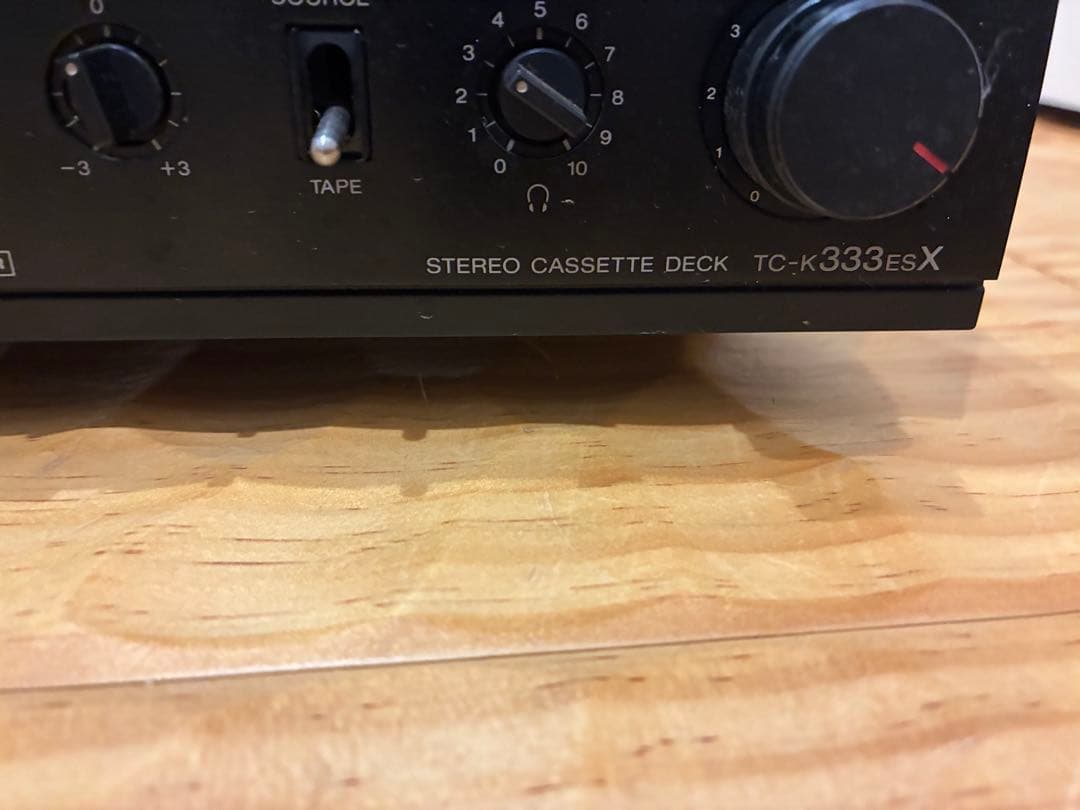 SONY TC-K333ESX 3ヘッドカセットデッキ ※通電のみ確認