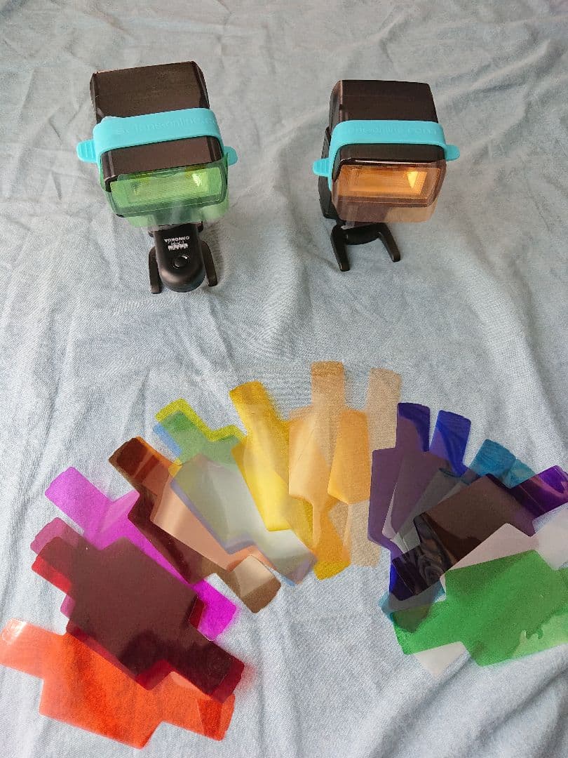 ストロボ2灯&遠隔操作送受信機&フィルターセット　初心者OK！