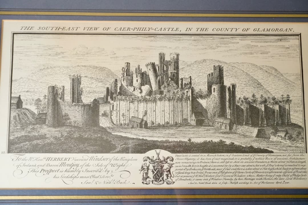 イギリス ヴィンテージ お城の絵 ウェールズ