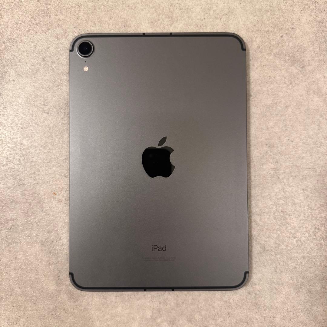 iPad mini 第6世代セルラーモデル　スペースグレー　アップルペンシル付き