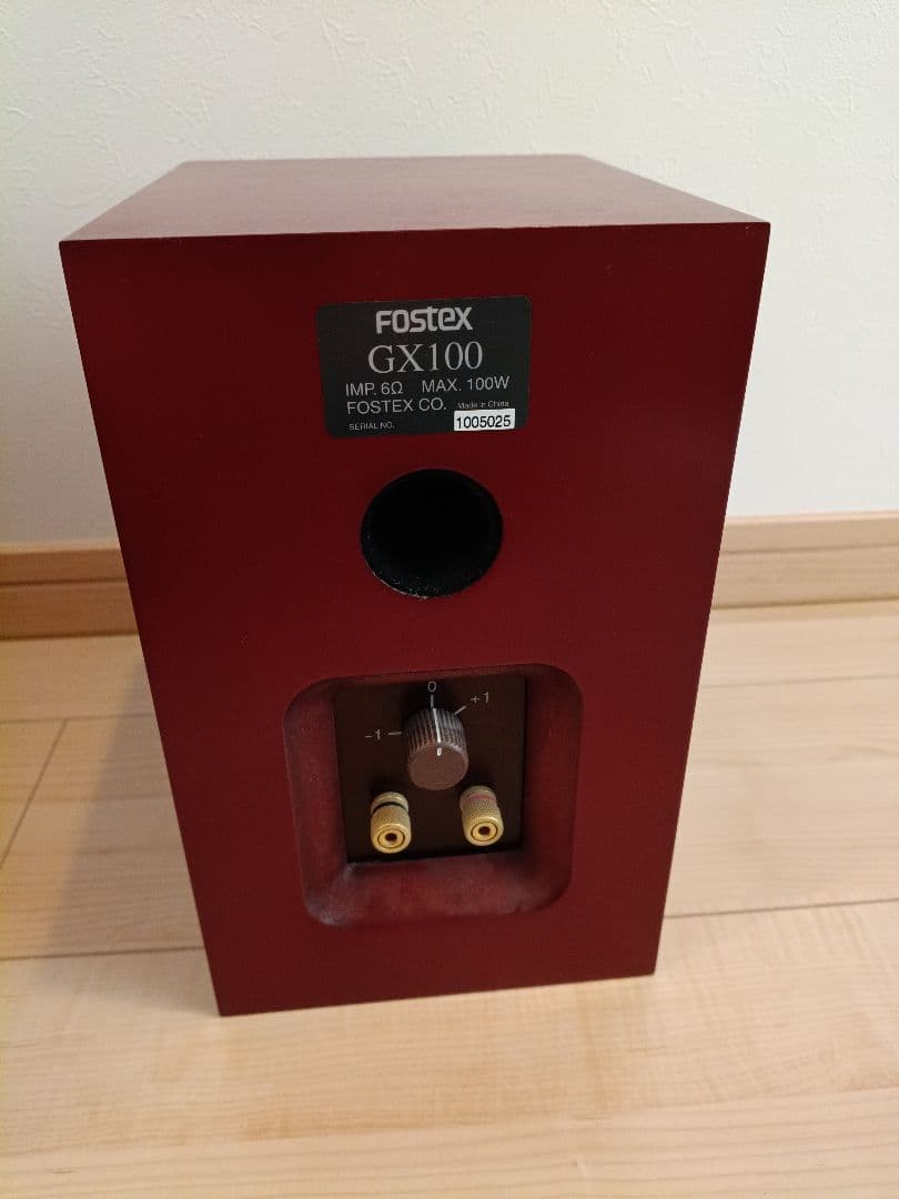 FOSTEX GX100 スピーカー ワインレッド