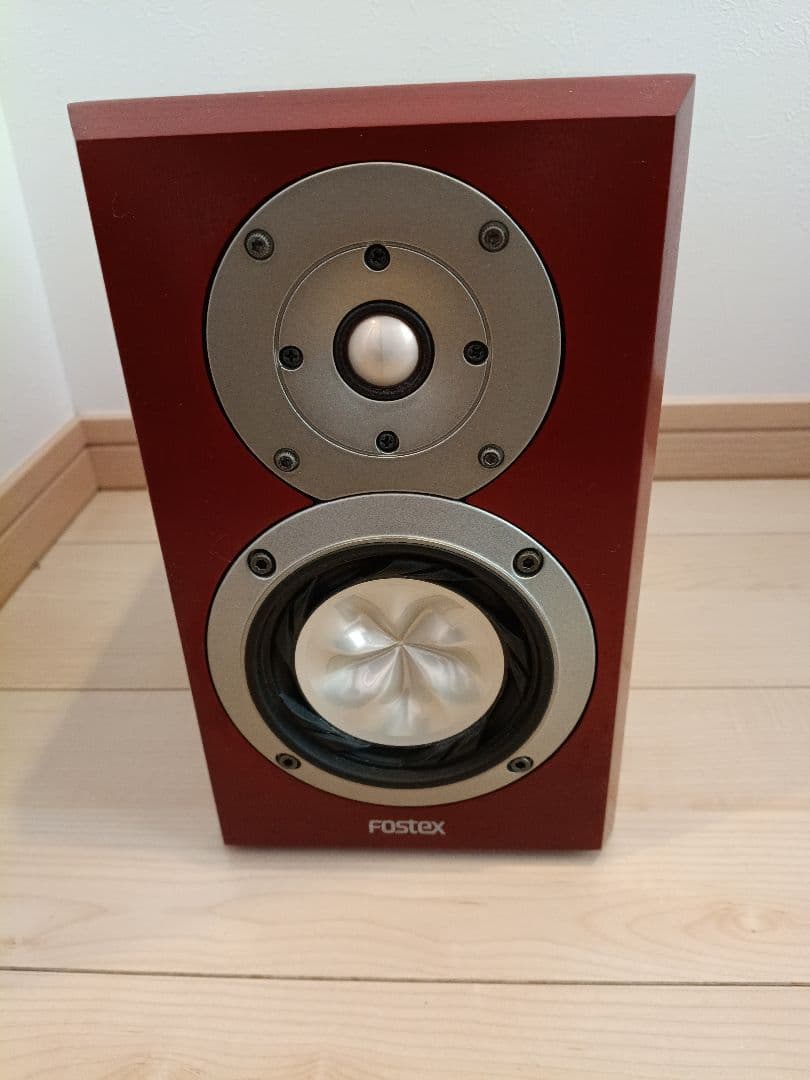 FOSTEX GX100 スピーカー ワインレッド