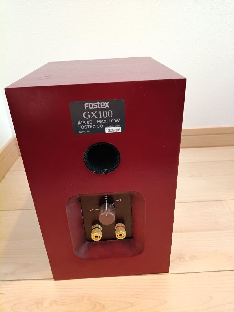 FOSTEX GX100 スピーカー ワインレッド