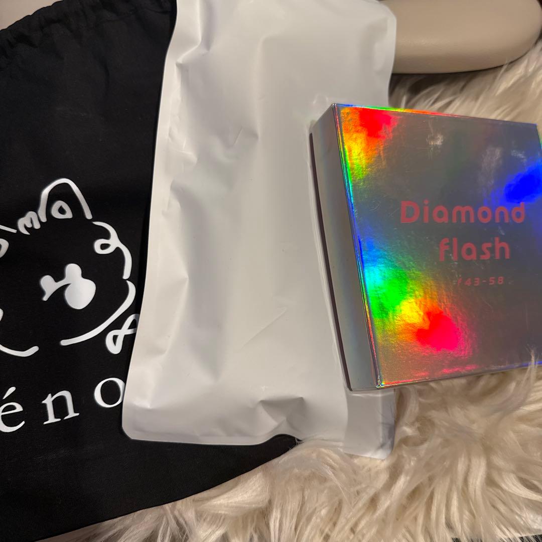 金土日値下げ価格énoi Diamond flash ノベルティアームカバー巾着