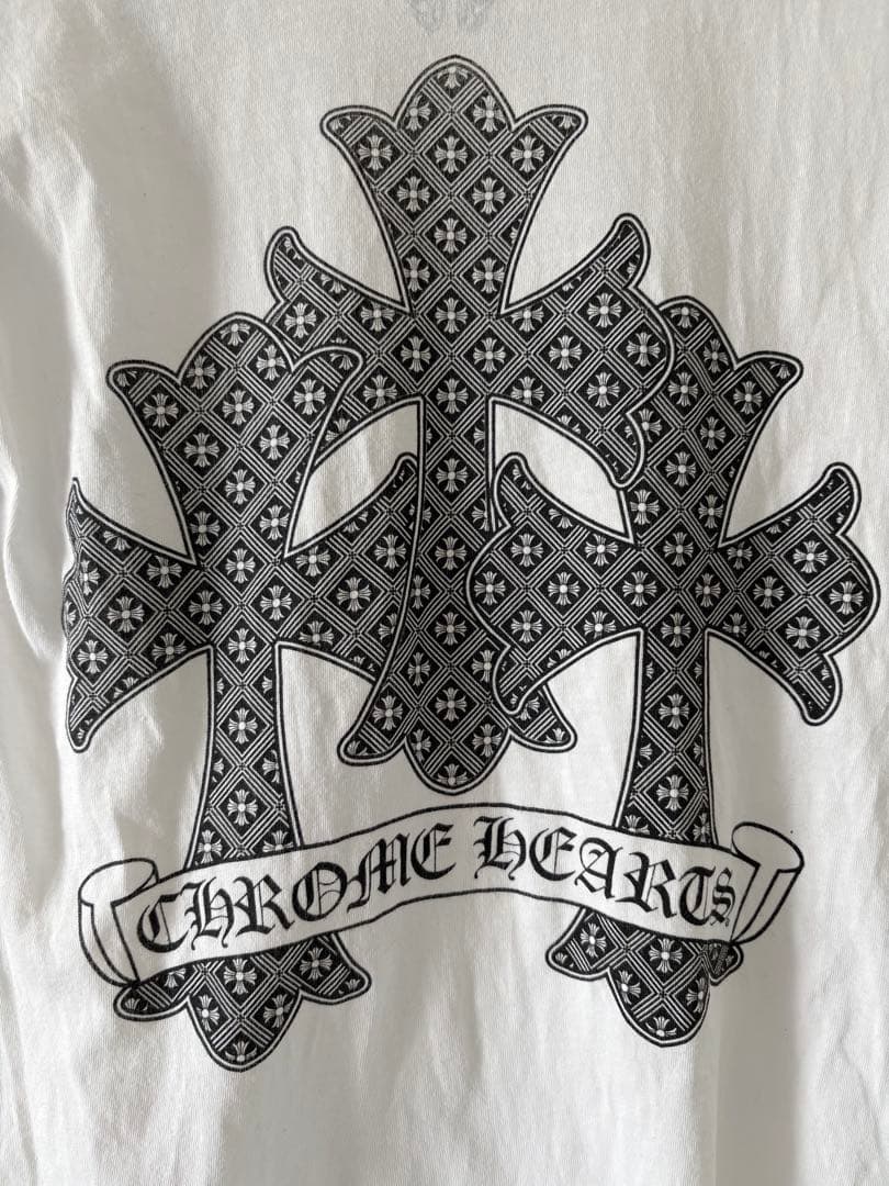 クロムハーツ Vネック Tシャツ ホワイト