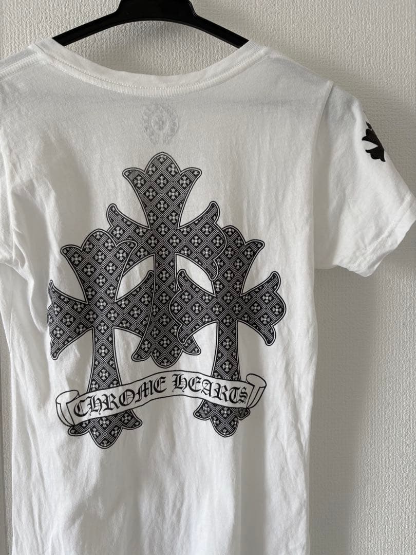 クロムハーツ Vネック Tシャツ ホワイト