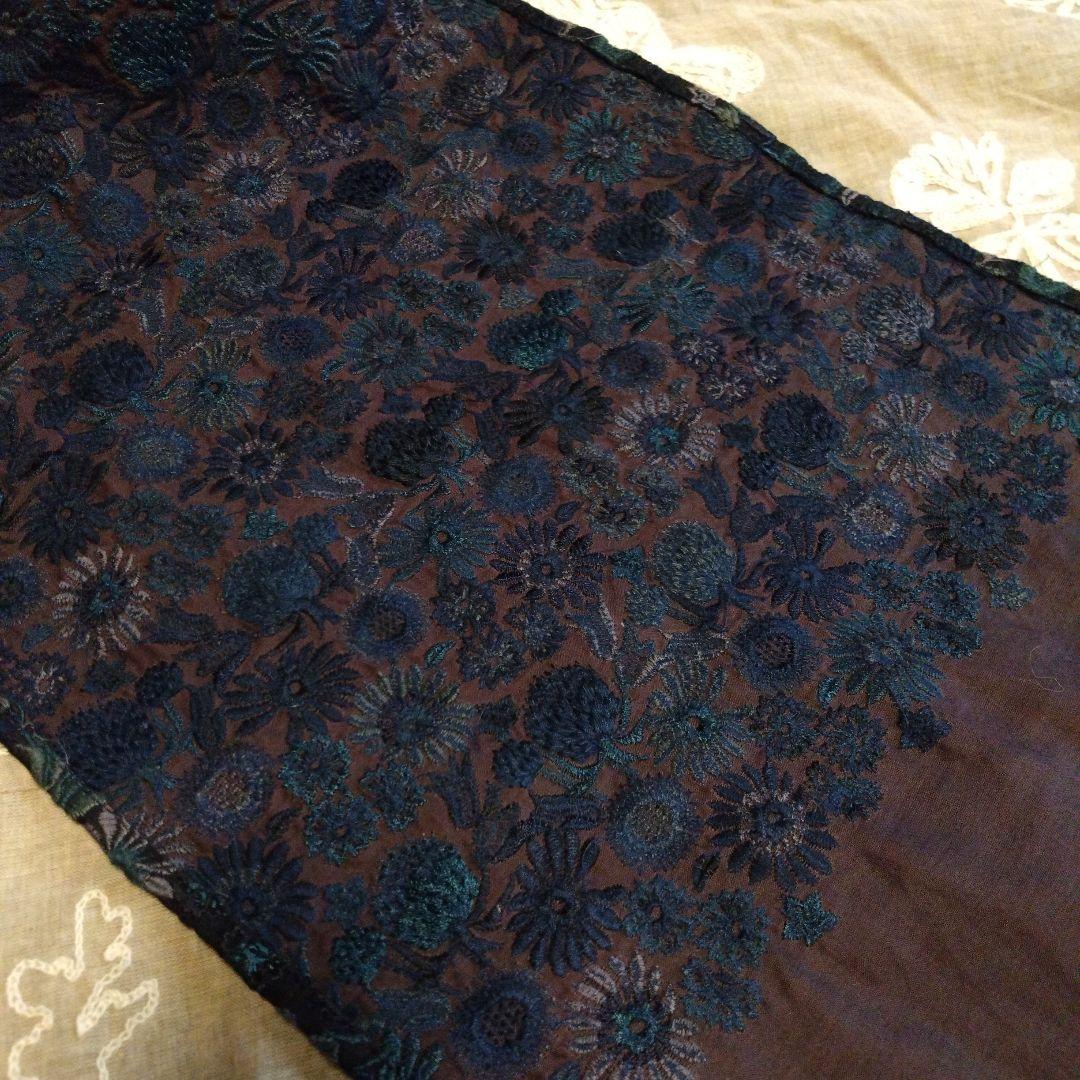 ☆sale☆ pjc ストールなどに 花園小花 シックな秋色