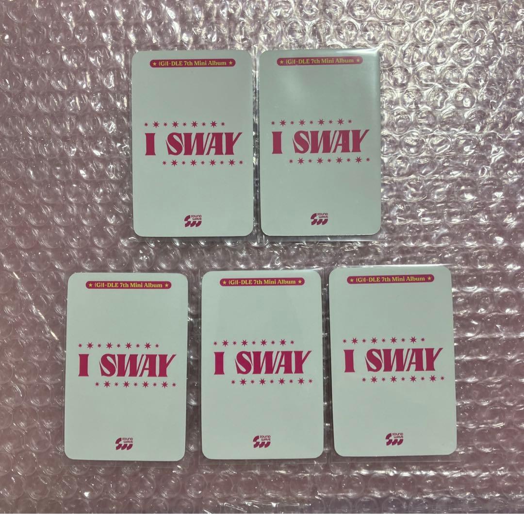 (G)I-DLE gidle I sway soundwave 1.0特典トレカ
