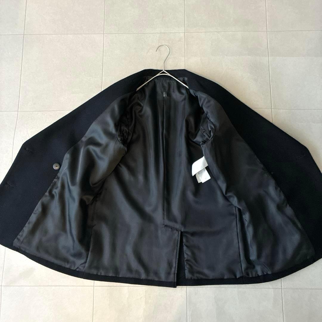 近年 美品 ICB♡ウールリバー Pコート ダブルボタン 大きいサイズ 13黒