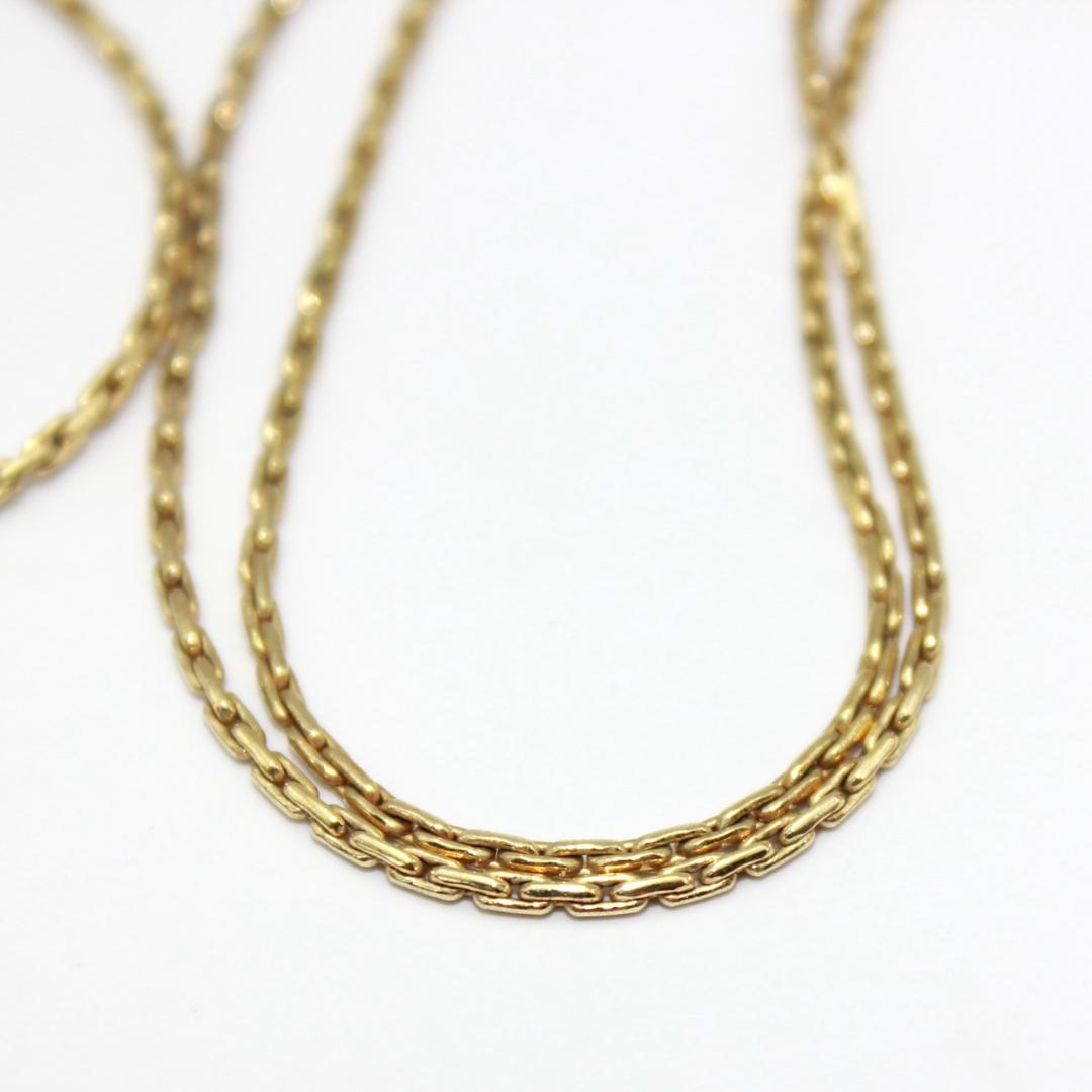 美品 Dior クリスチャンディオール CDロゴ ストーン ゴールド ネックレス