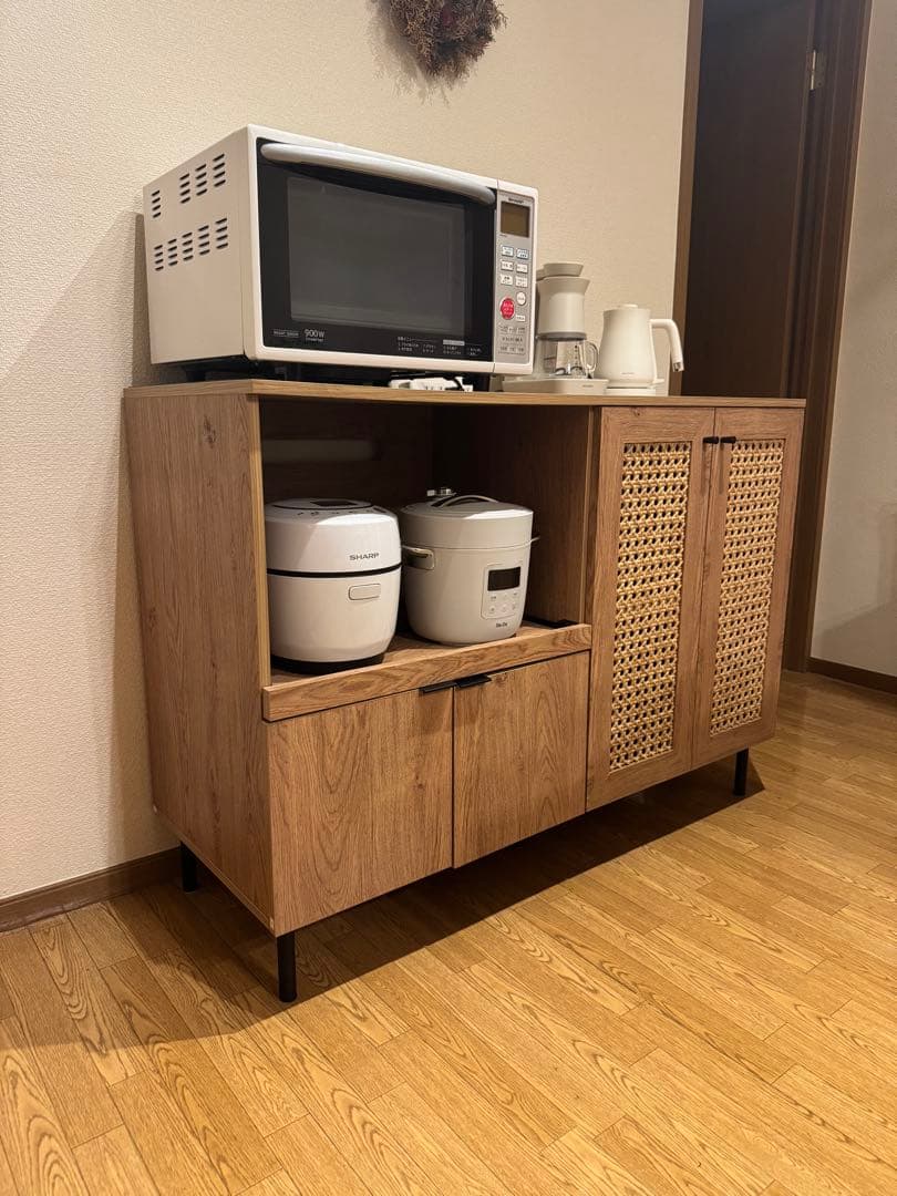 最終値下げ中【使用期間1年以内の美品】LOWYA（ロウヤ）キッチンカウンター