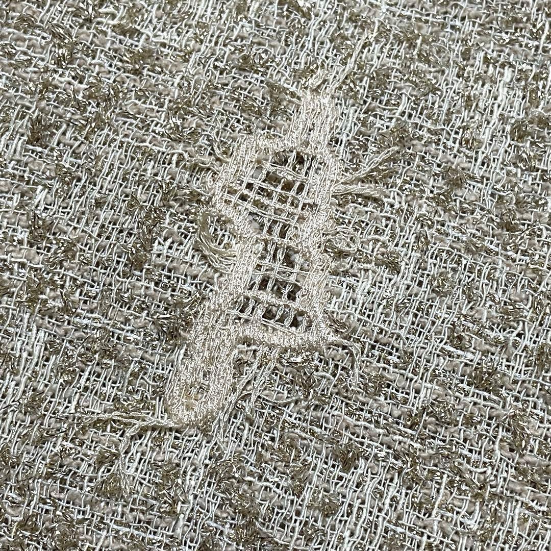 美品 ESCADA エスカーダ ジャケット ツイード ゴールド 40