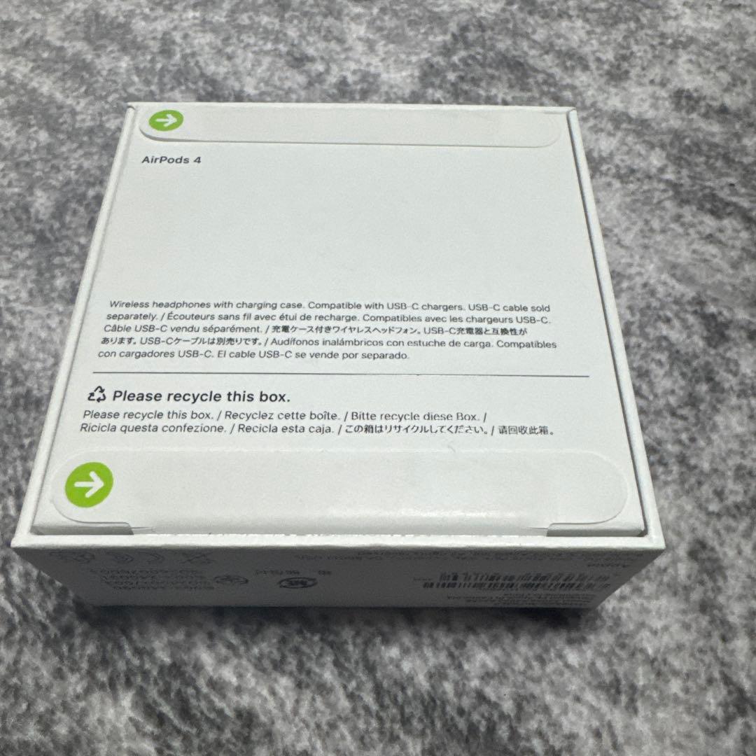 正規品　AirPods 4 本体新品未使用未開封