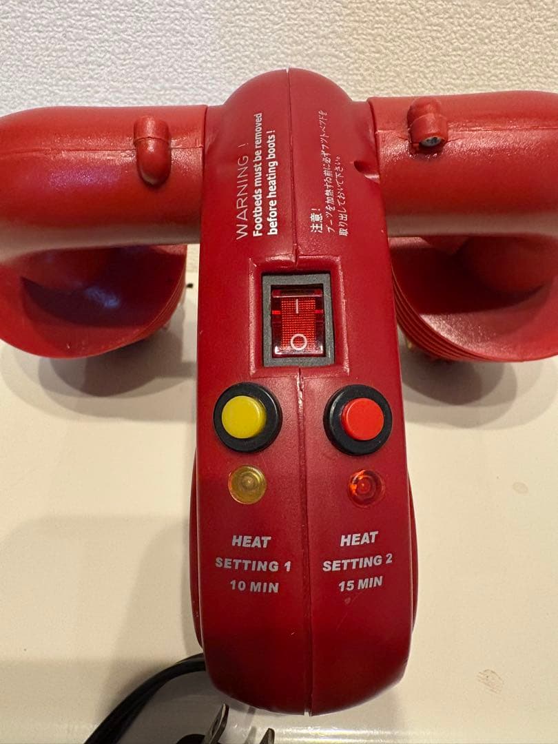 BURTON スノーボード ブーツ乾燥機 レッド