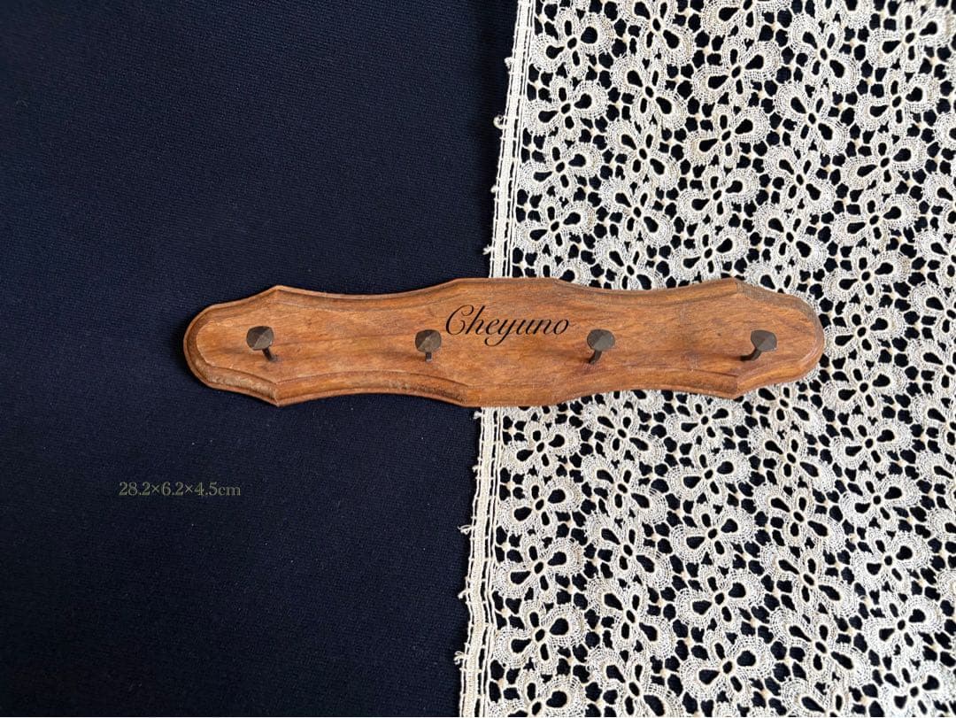 フランスアンティーク 壁掛けフック木製