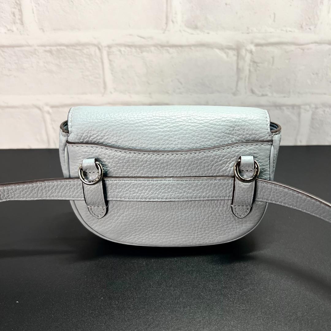 ✨正規品＆極美品‼️✨ コーチ レザー ウエストバッグ ヒップバッグ ブルー