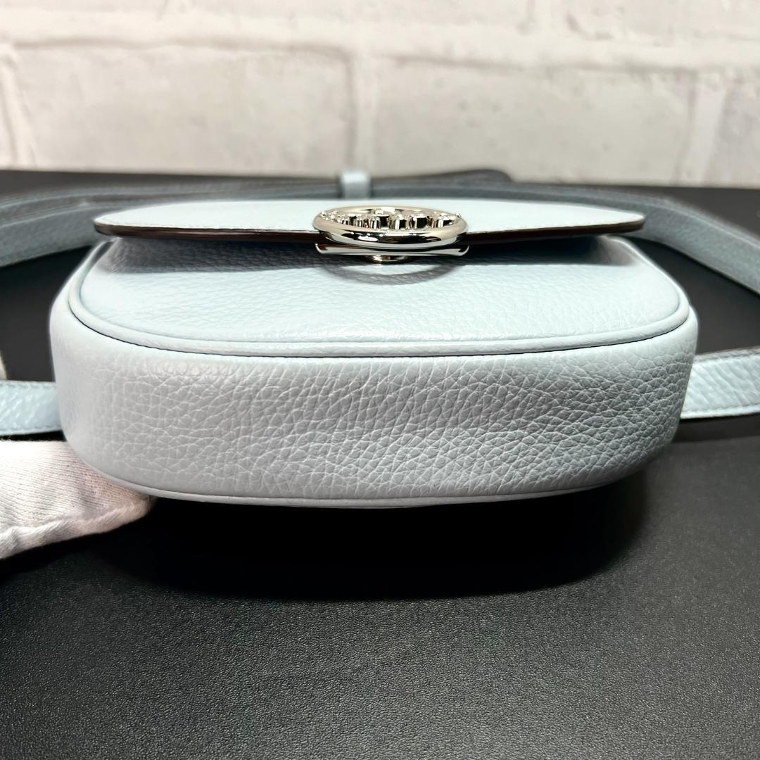 ✨正規品＆極美品‼️✨ コーチ レザー ウエストバッグ ヒップバッグ ブルー