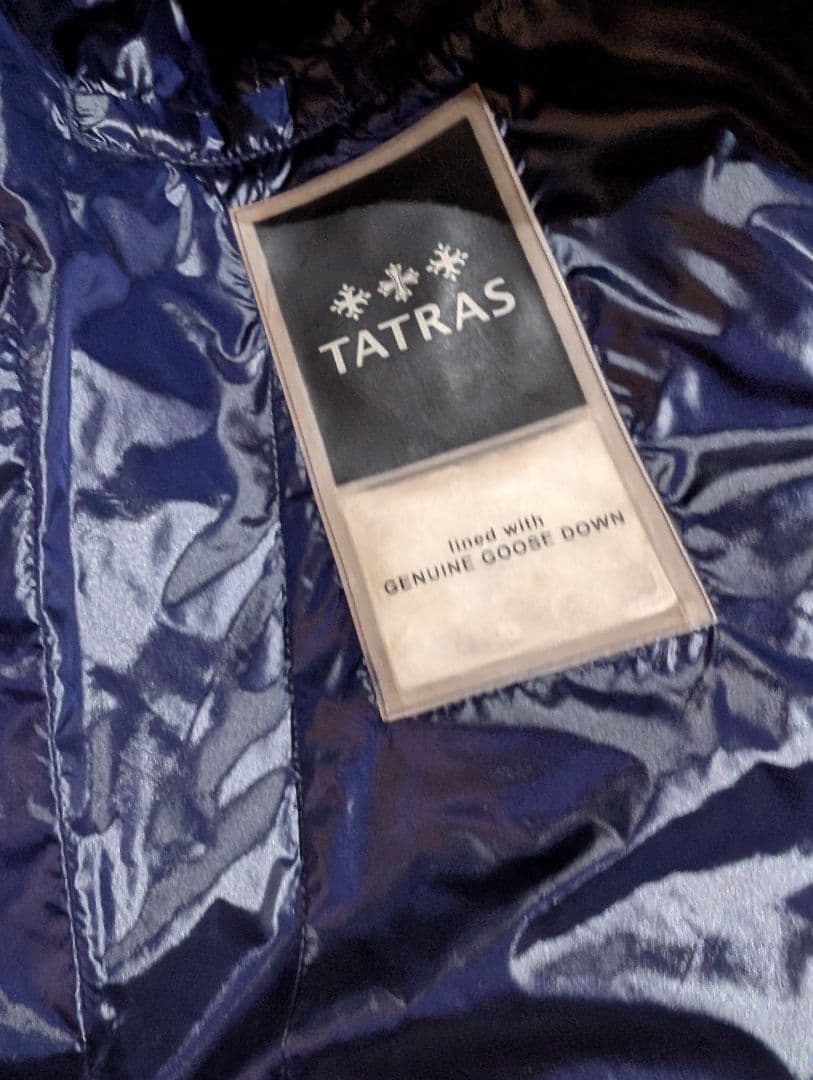 タトラス ダウンベスト XL サイズ4 クローネ ネイビー