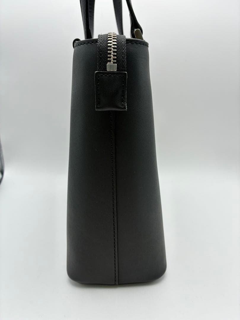 バーバリー オールレザー ノバチェック ハンドバッグ