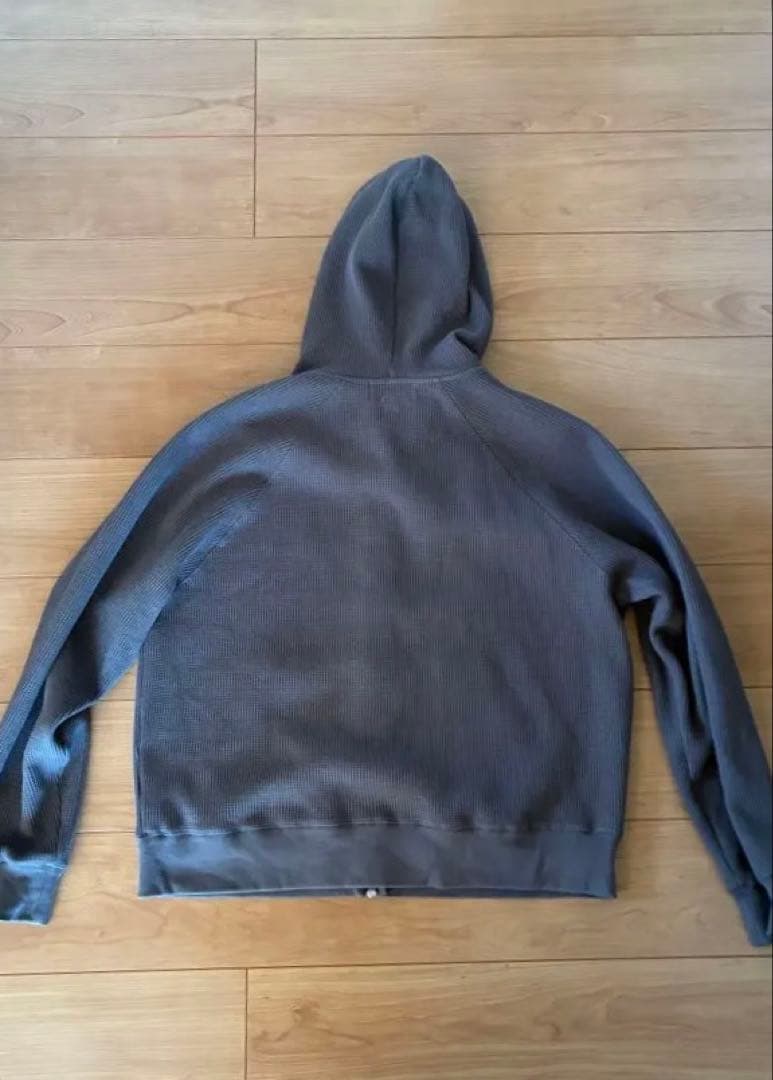 トップス OHOTORO Nap Waffle Zipper Hoodie Msize