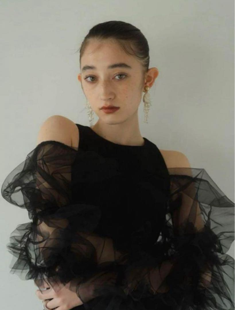 スーツ・フォーマル・ドレス Knuth Marf /tulle bolero one piece Black