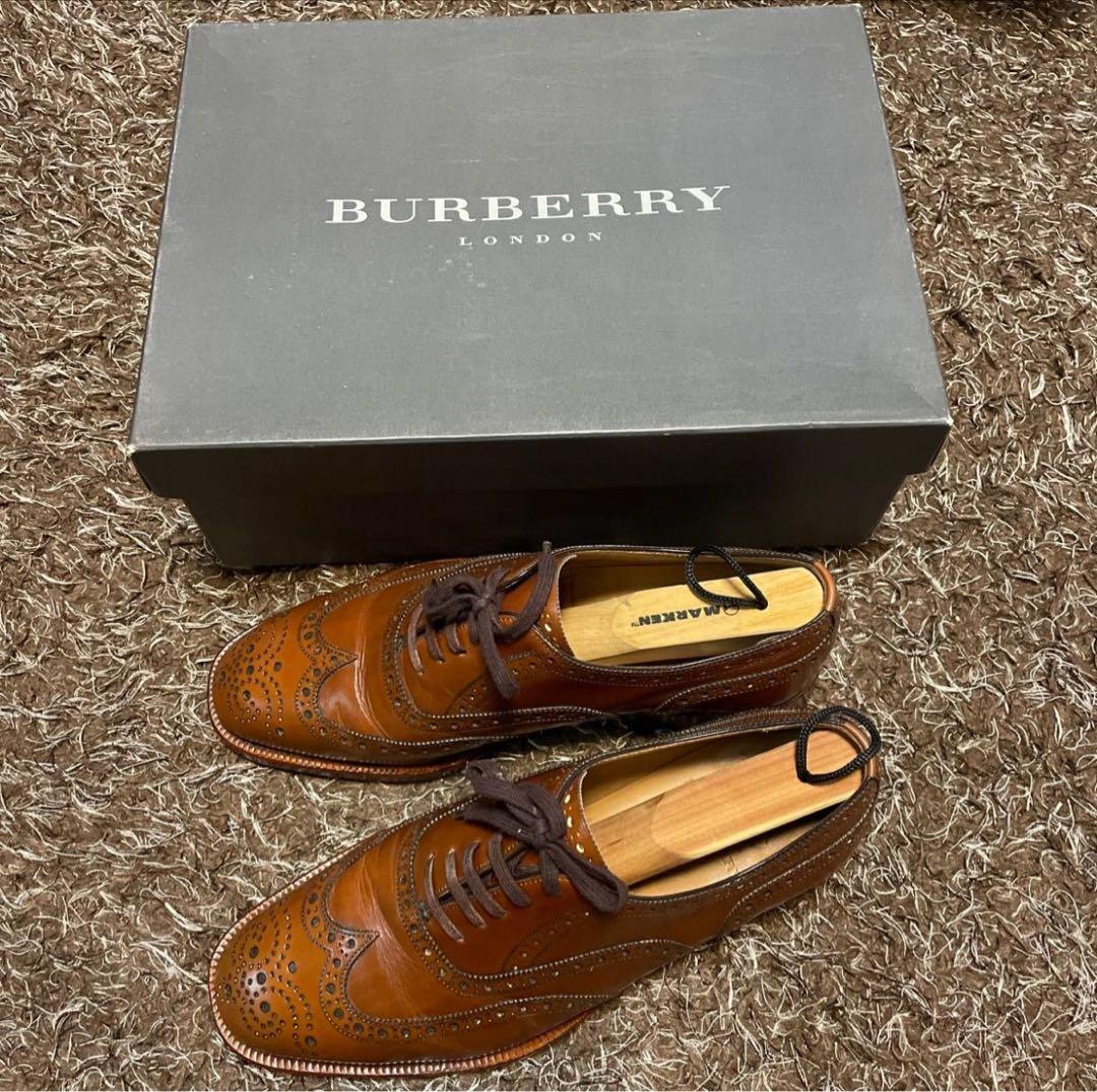 BURBERRY バーバリー 大塚製靴製 革靴 フルブローグ 25cm