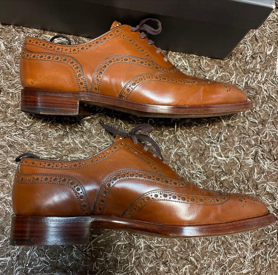 BURBERRY バーバリー 大塚製靴製 革靴 フルブローグ 25cm